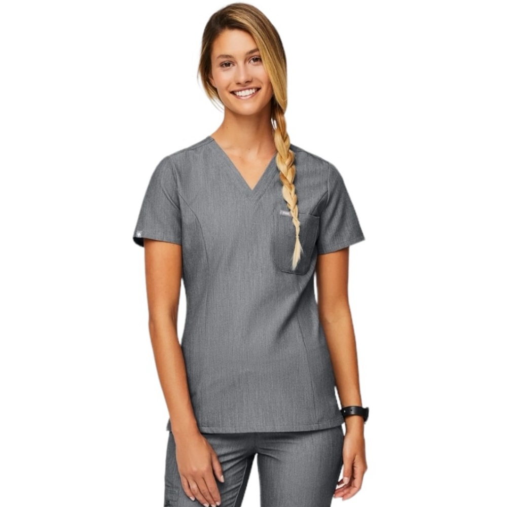 FIGS Slim Catarina Scrub Top size L